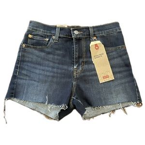 Levi’s • High Rise • Cutoff • Denim • Jean • Shorts • 26 •